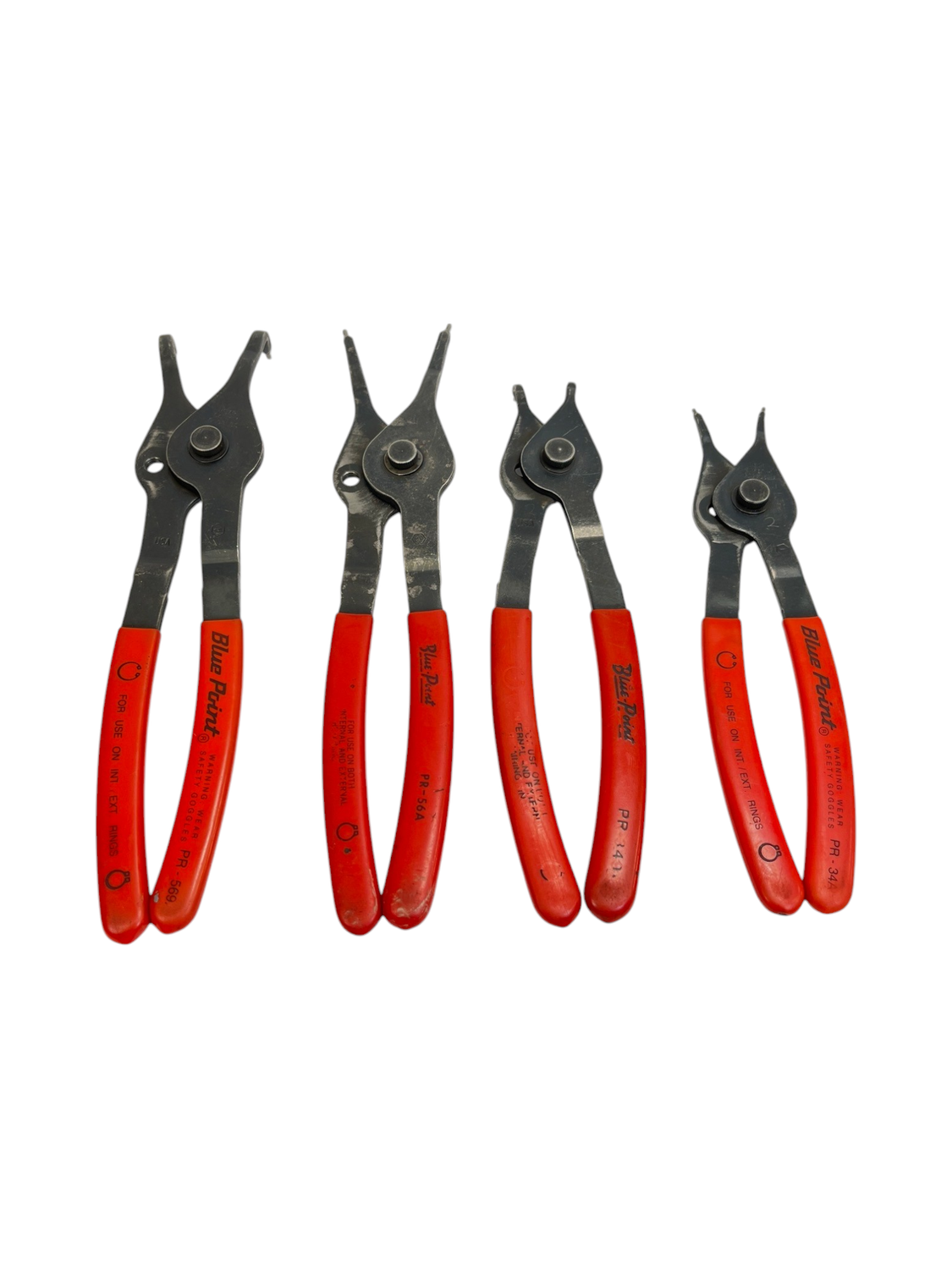 Blue Point 4pc Retaining Ring Plier Set, PR-34A, PR-849A, PR-56A