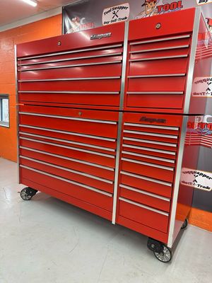 Snap On 73” Triple Bay Master Series W/ Top Chest Box