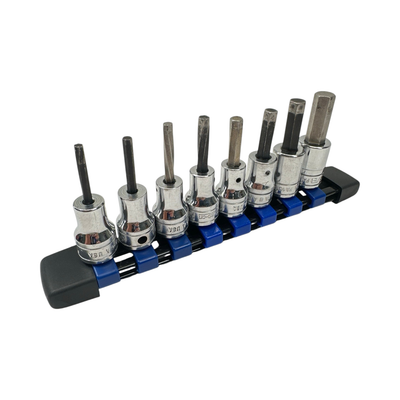 Snap On 8 pc 3/8" Drive SAE Standard Hex Bit Socket Set (1/8-3/8"), 208EFAY