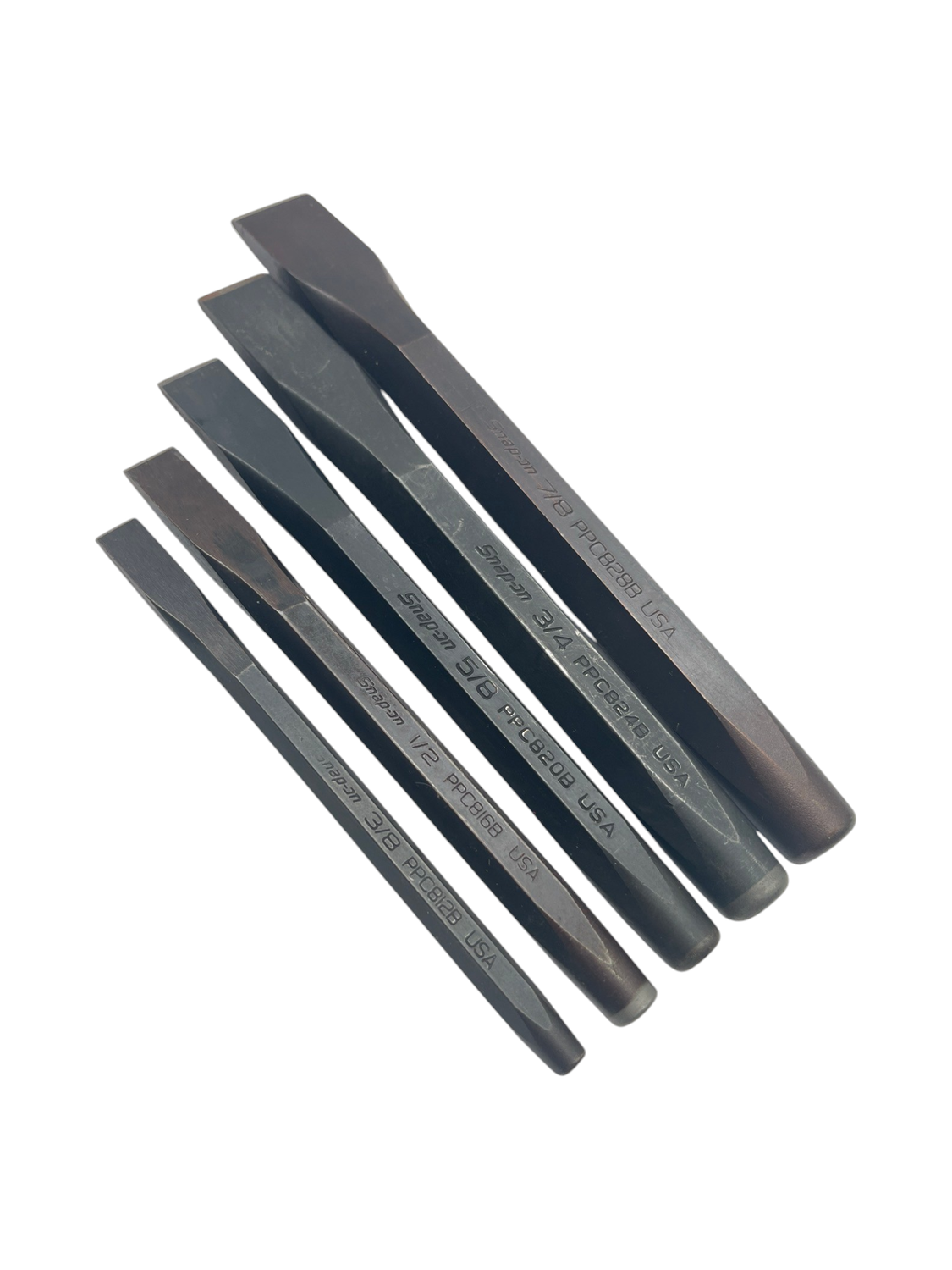 Snap On 5 pc Flat Chisel Set ( 3/8-7/8”), PPC50AK