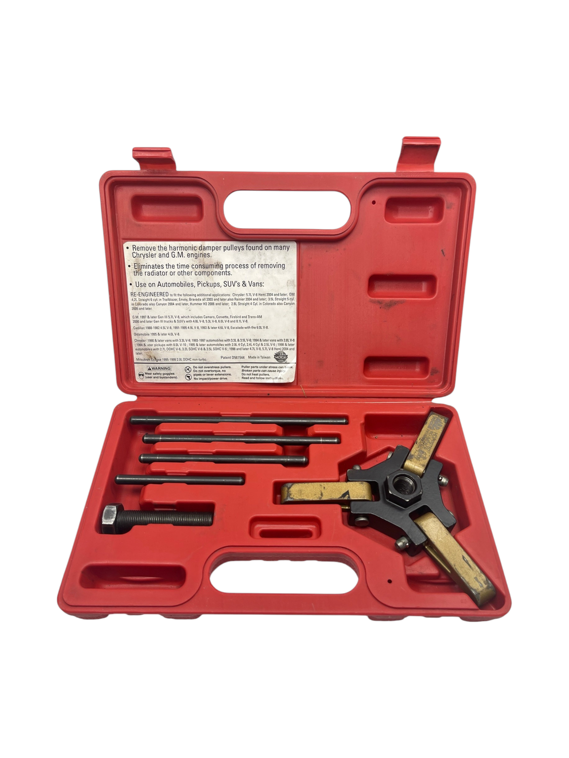 Mac Tools Universal Harmonic Damper Pulley Puller, HDPP9750