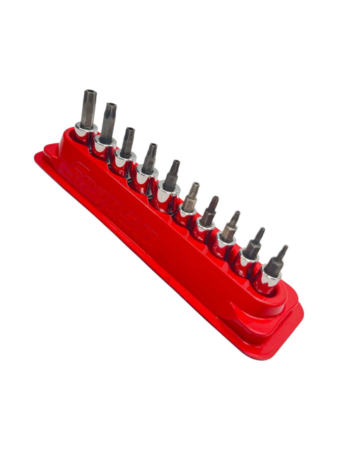 Snap On 10 pc Combination Drive TORX® Bit Tamper-Resistant Socket Set (T8-T50), 210EFTXRY