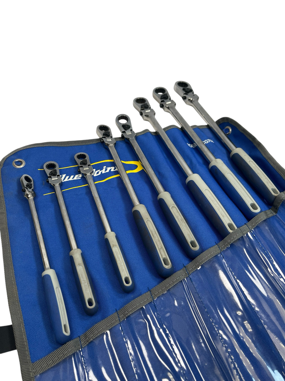 Blue Point 8 pc 12-Point SAE Locking Flex-Head Ratcheting
