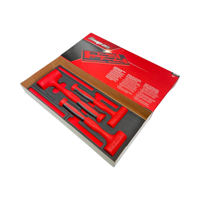 Snap On 3 pc Soft Grip Dead Blow Hammer Set with PRO-FI™ Organization (20, 24, 48 oz) (Red), HBFE302FR