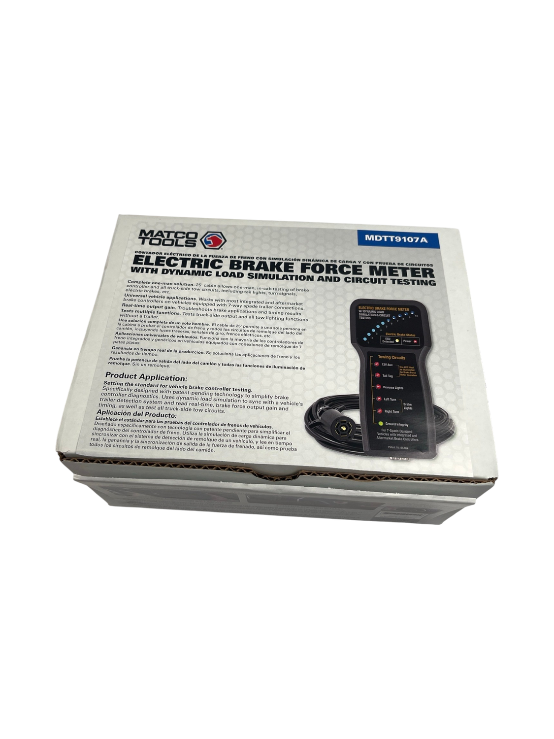 Matco Electric Brake Force Meter w/Dynamic Load Simulation and Circuit Testing, MDTT9107A