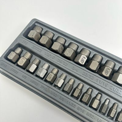 Snap On 25 pc Multispline Screw Extractor Set, REX25C
