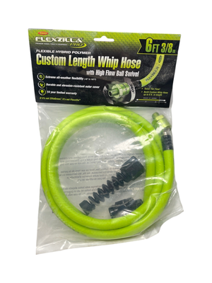 Flexzilla Pro Custom Length Whip Hose w/ Reusable Fitting