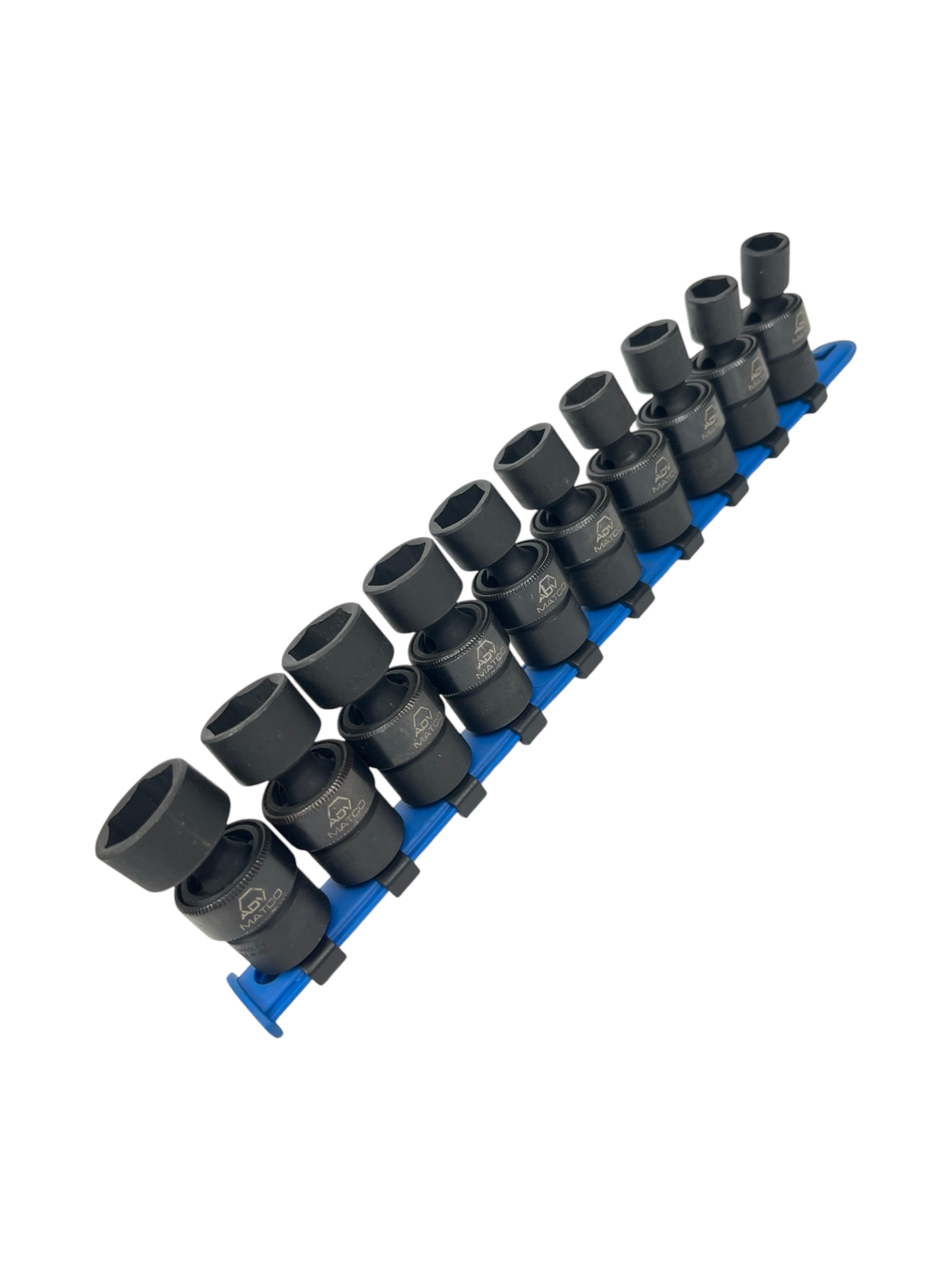 Matco 10pc 3/8” Drive Metric 6pt ADV Universal Impact Socket Set, SBUPM106V