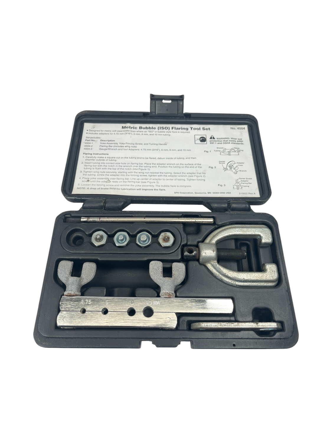 OTC Metric Bubble Flaring Tool Set, 4504