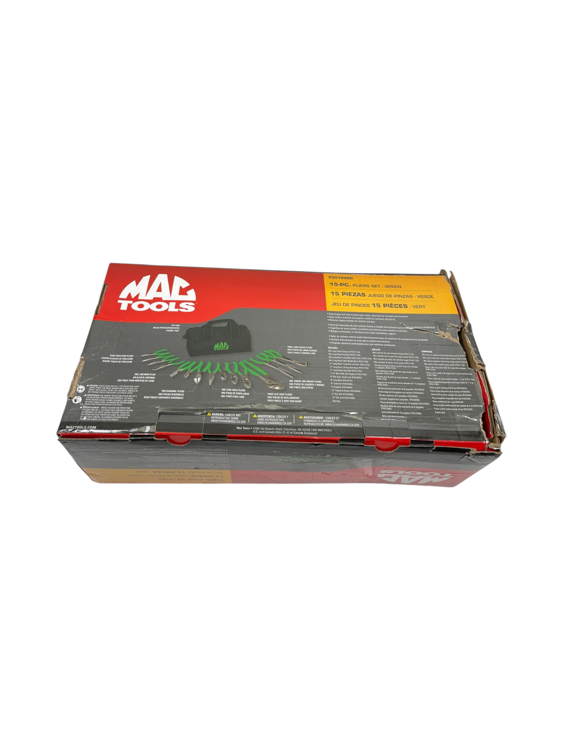 Mac Tools 15pc Plier Set, P301999O - Shop - Tool Swapper