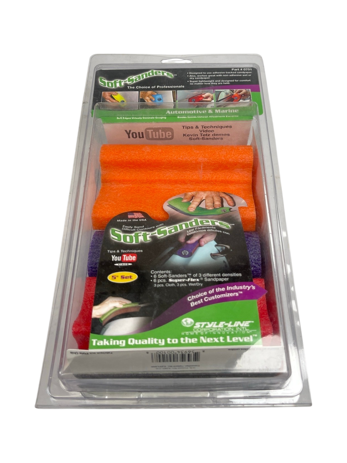 Soft Sanders 3pc Sanding Set, 0701