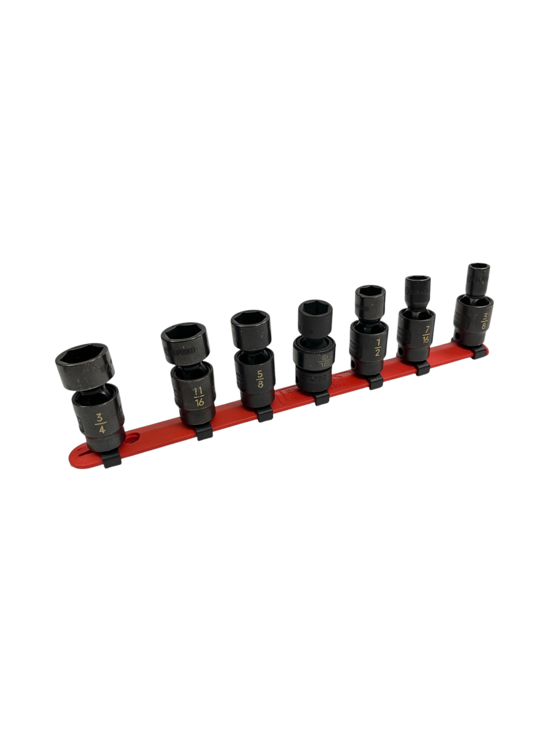Matco 7pc  3/8" Drive SAE 6 Point Universal Impact Socket Set, SBUP76TB