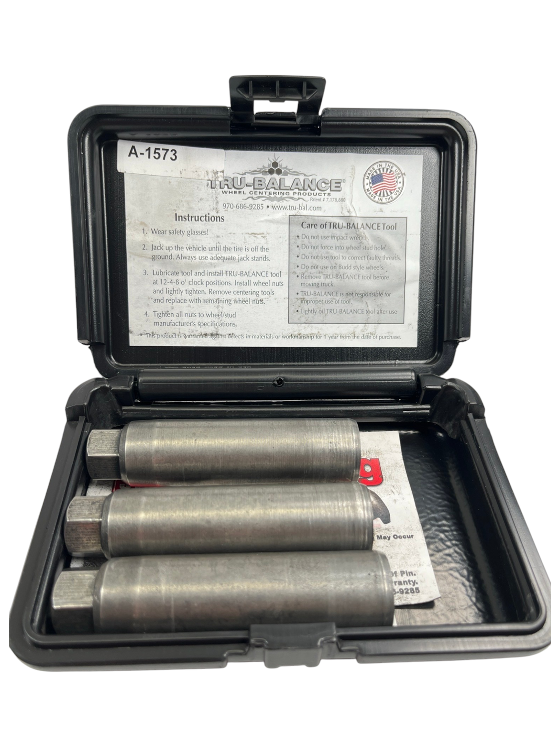 True Balance Wheel Centering Tool, A-1573
