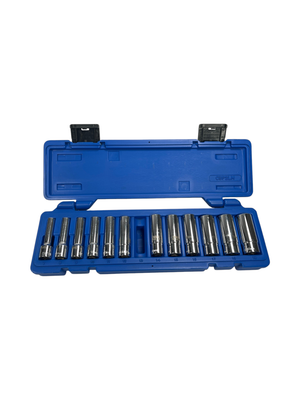 Cornwell Tools 12pc 3/8” Drive bluePOWER® Metric Deep 6 Point Socket Set, CBP2LM