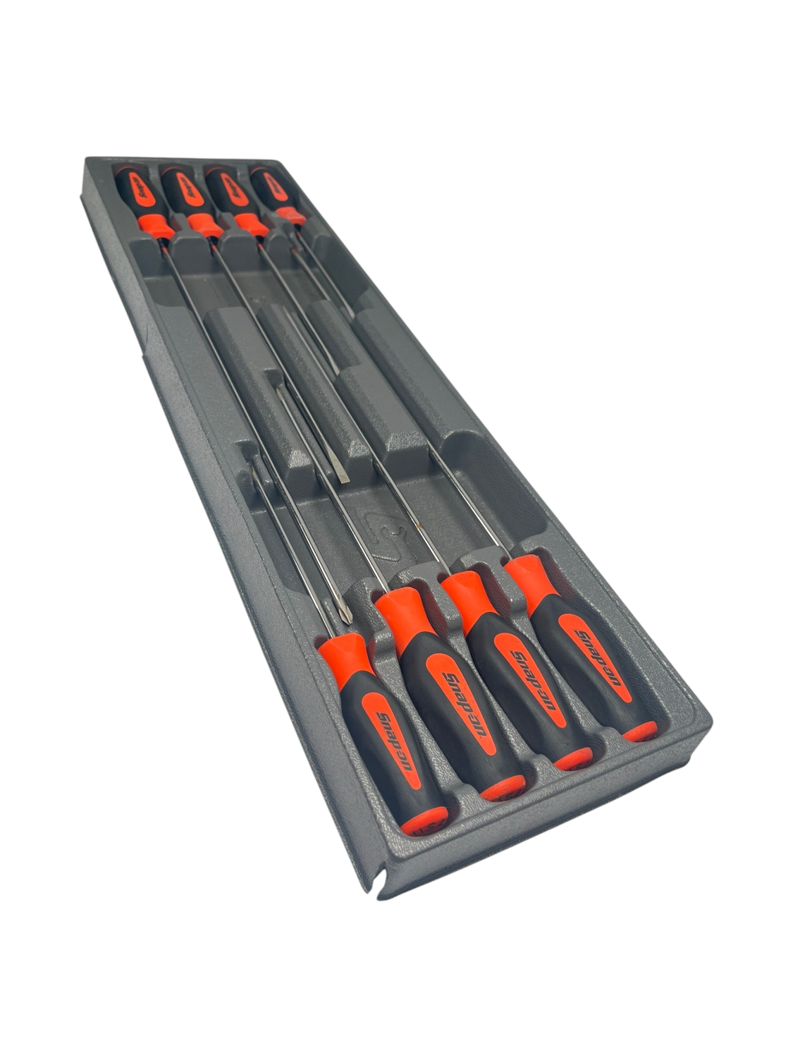 Snap On 8pc Instinct Soft Grip Cabinet Type Screwdriver Set, SGDXL80BO