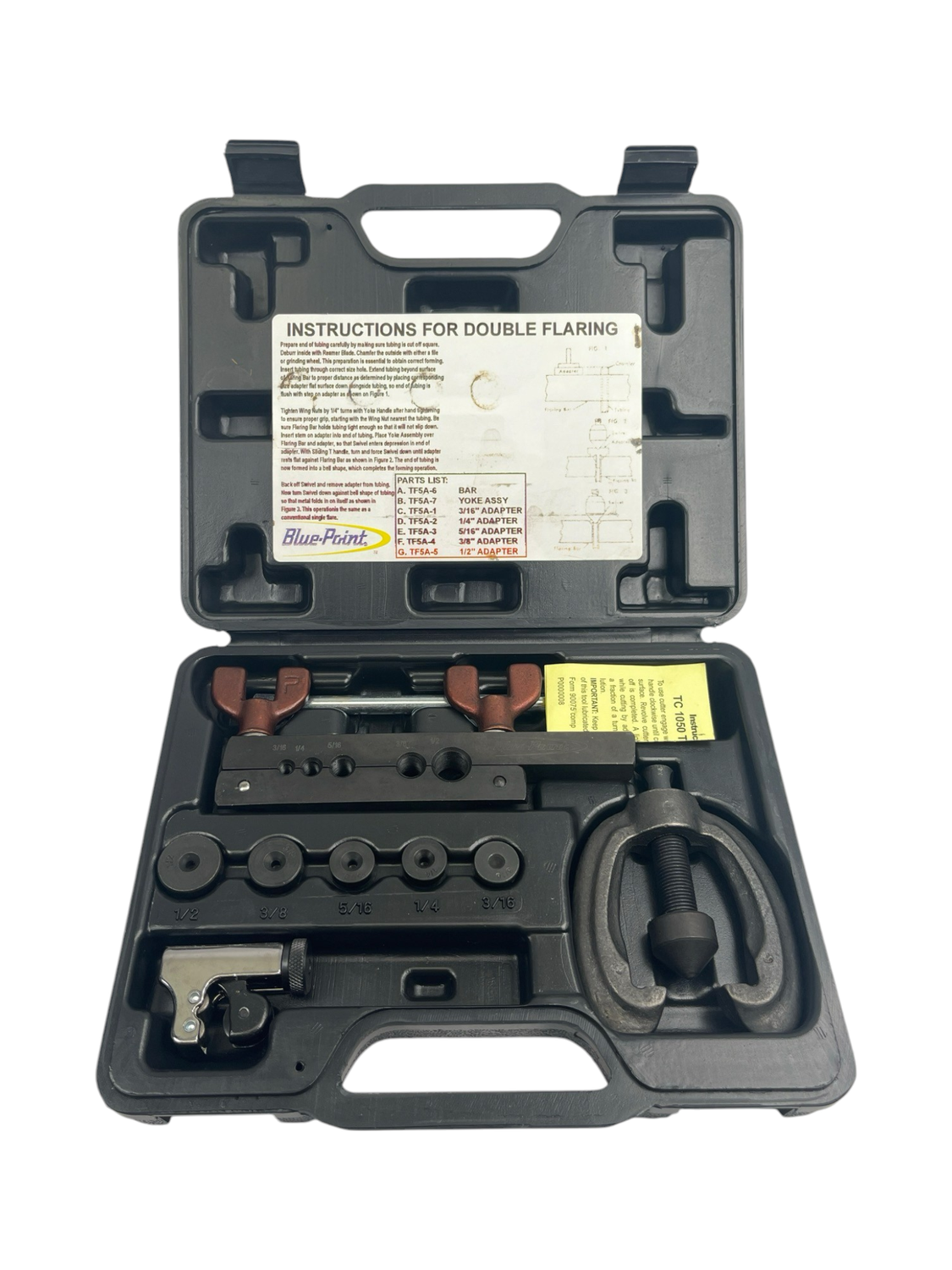 Blue Point Double Flaring Tool Set, TF5A