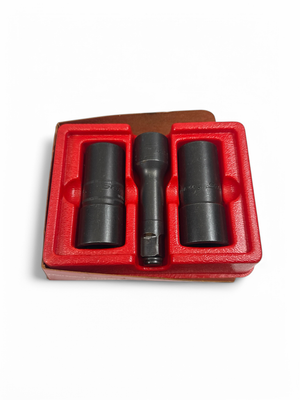 Snap On 3 Pc. 1/2” Drive Double Ended Lug But Socket Set, 2003LN