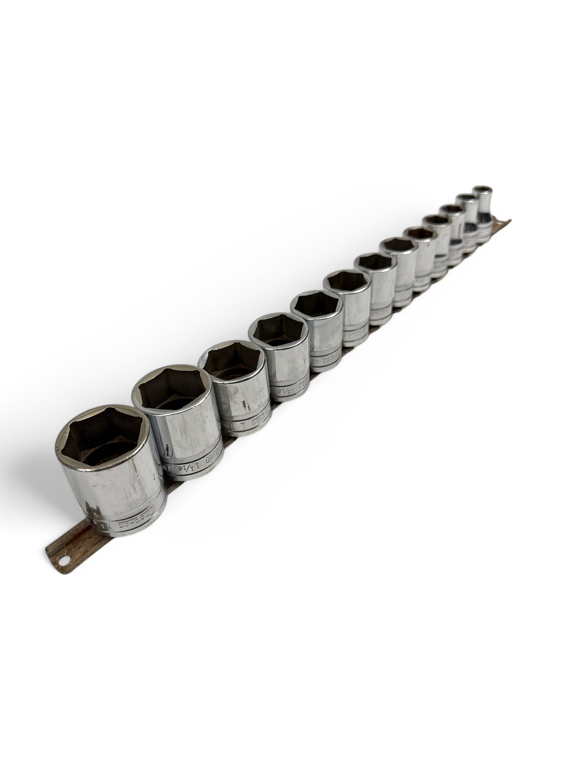 Snap On 13 Pc. 1/2" Drive 6-Point SAE Flank Drive Shallow Socket Set (3/8-1-1/8") 313TWYA