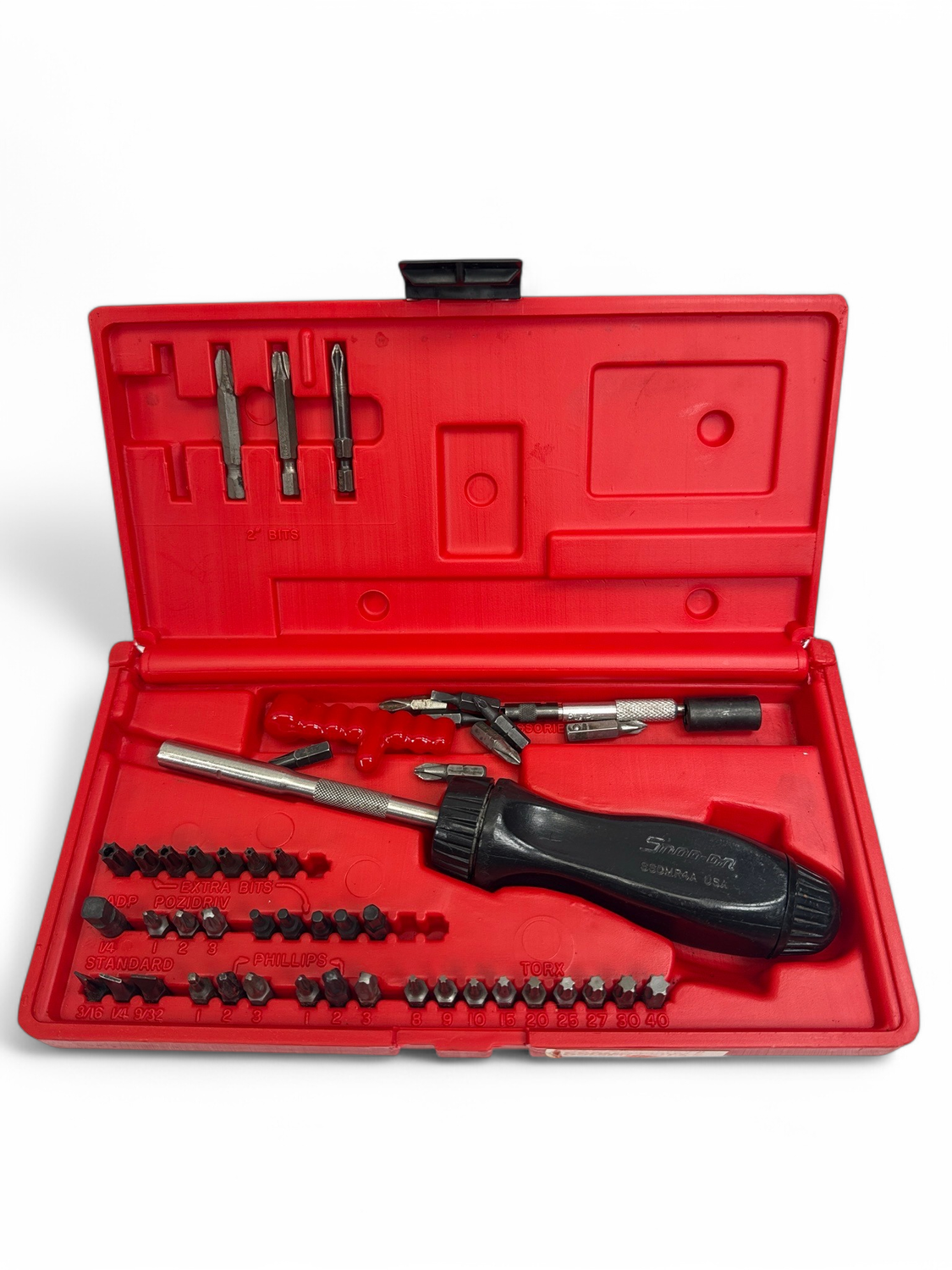 Snap On 48pc Ratcheting Magnetic Screwdriver Set, SSDMR220YX - Shop ...