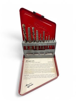 Snap On 10pc Cobalt Drill-Extractor Set, EXDL10 Snap On 10pc Cobalt Drill-Extractor Set, EXDL10