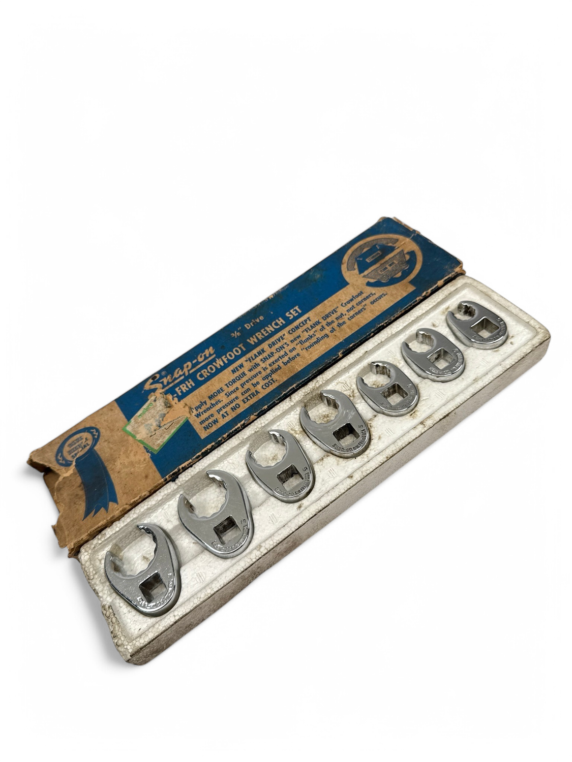 Snap On 3/8” Drive Crowfoot Wrench Set, (3/8-3/4”), 207FRH