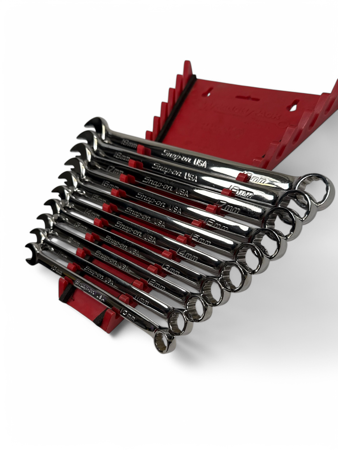 Snap On 10 Pc. 12-Point Metric Flank Drive Plus Combination Snap On 10 Pc. 12-Point Metric Flank Drive Plus Combination