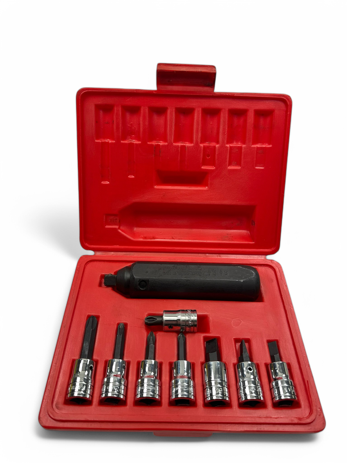 Snap On 8 pc 3/8" Drive Impact Driver Set, 208PIT