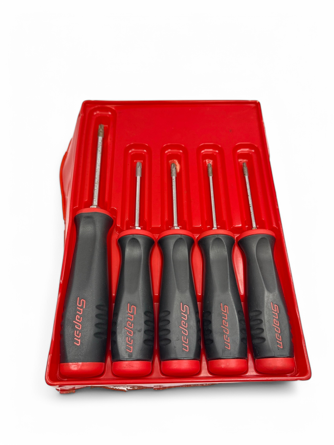 Snap On 5 pc TORX® Instinct® Soft Grip Standard Screwdriver Set, SGDTX50BR
