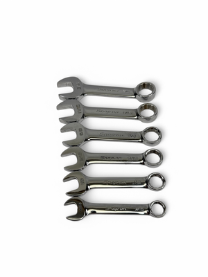 Snap On 6 Pc. 12-Point SAE Flank Drive Midget Combination Wrench Set (7/16-3/4") OXI706B