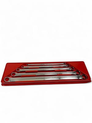 Snap On 5 pc 12-Point SAE Flank Drive® High-Performance 15° Offset Box Wrench Set (1/4–13/16"), XDH605