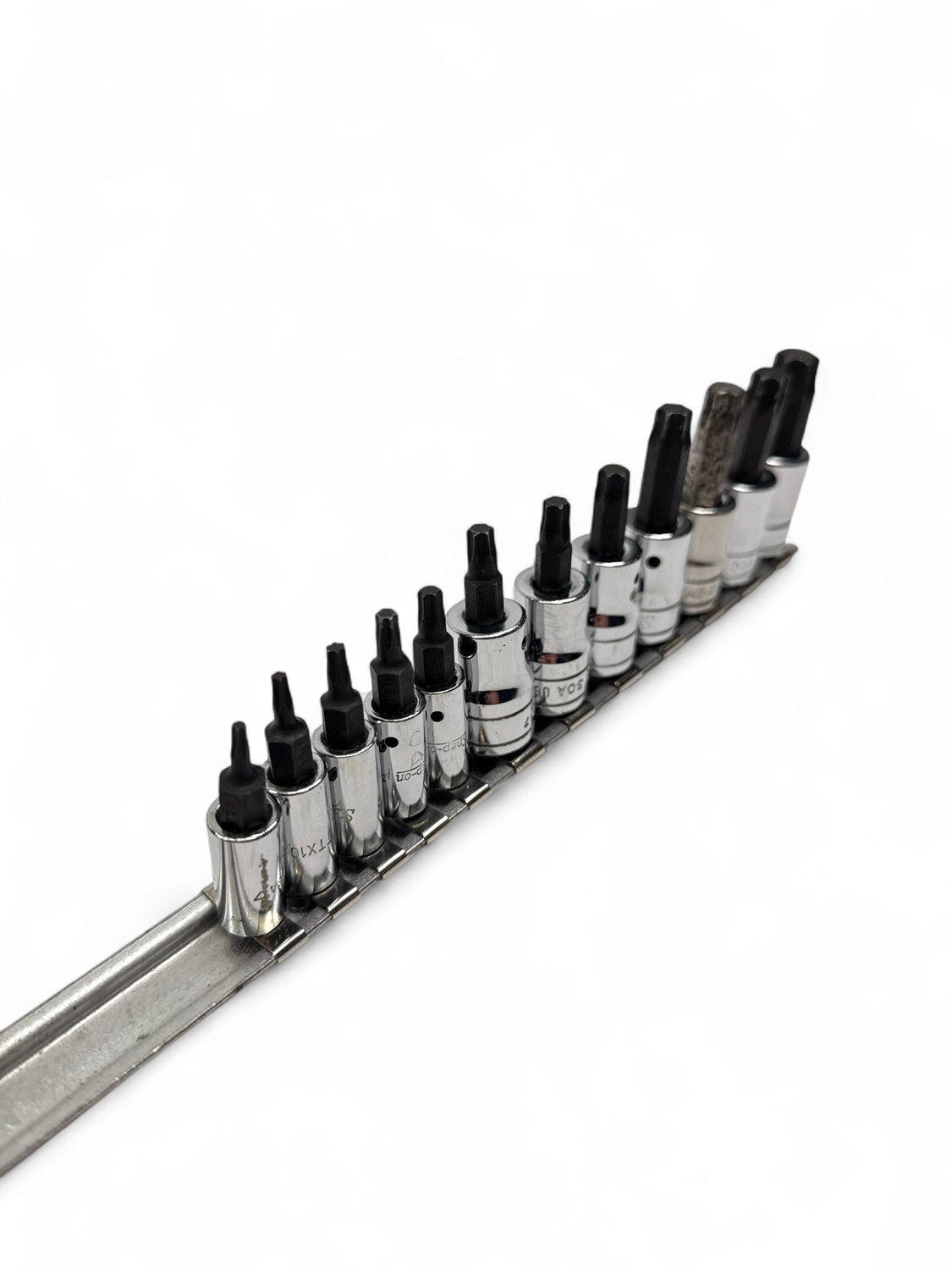 Snap On 12 Pc. Combination Drive Torx Bit Standard Socket Set (T8-T55) 212EFTXY