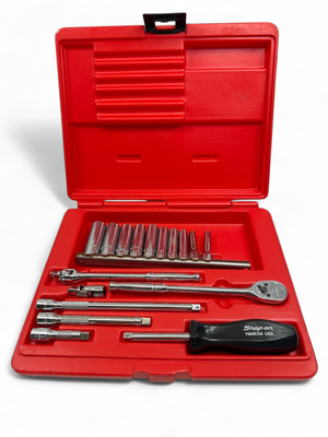 Snap On 1/4" Drive 6-Point SAE Deep General Service Socket Set
