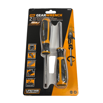 Gearwrench 2 Pc Impact Extraction Screwdriver Set, 86090