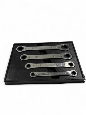 Snap On 12-Point Metric 0° Offset Ratcheting Box Wrench,(10-19mm)
