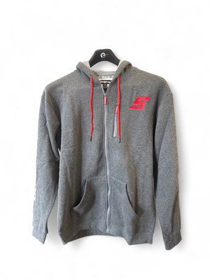 Snap On Zip Up Hoodie