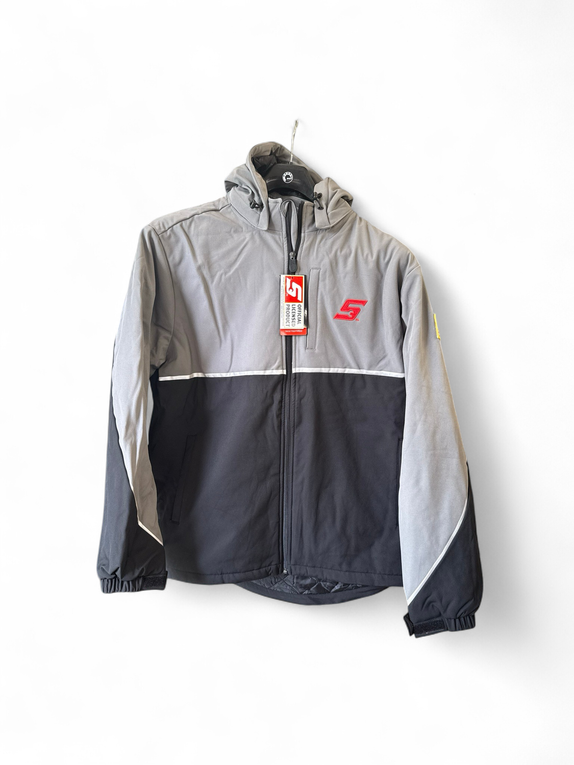 Snap On Insulated Zip Up Hooded Jacket