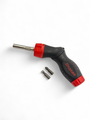 Snap On Ratcheting Five-Position Soft Grip Screwdriver (Red), SGDMRCE4