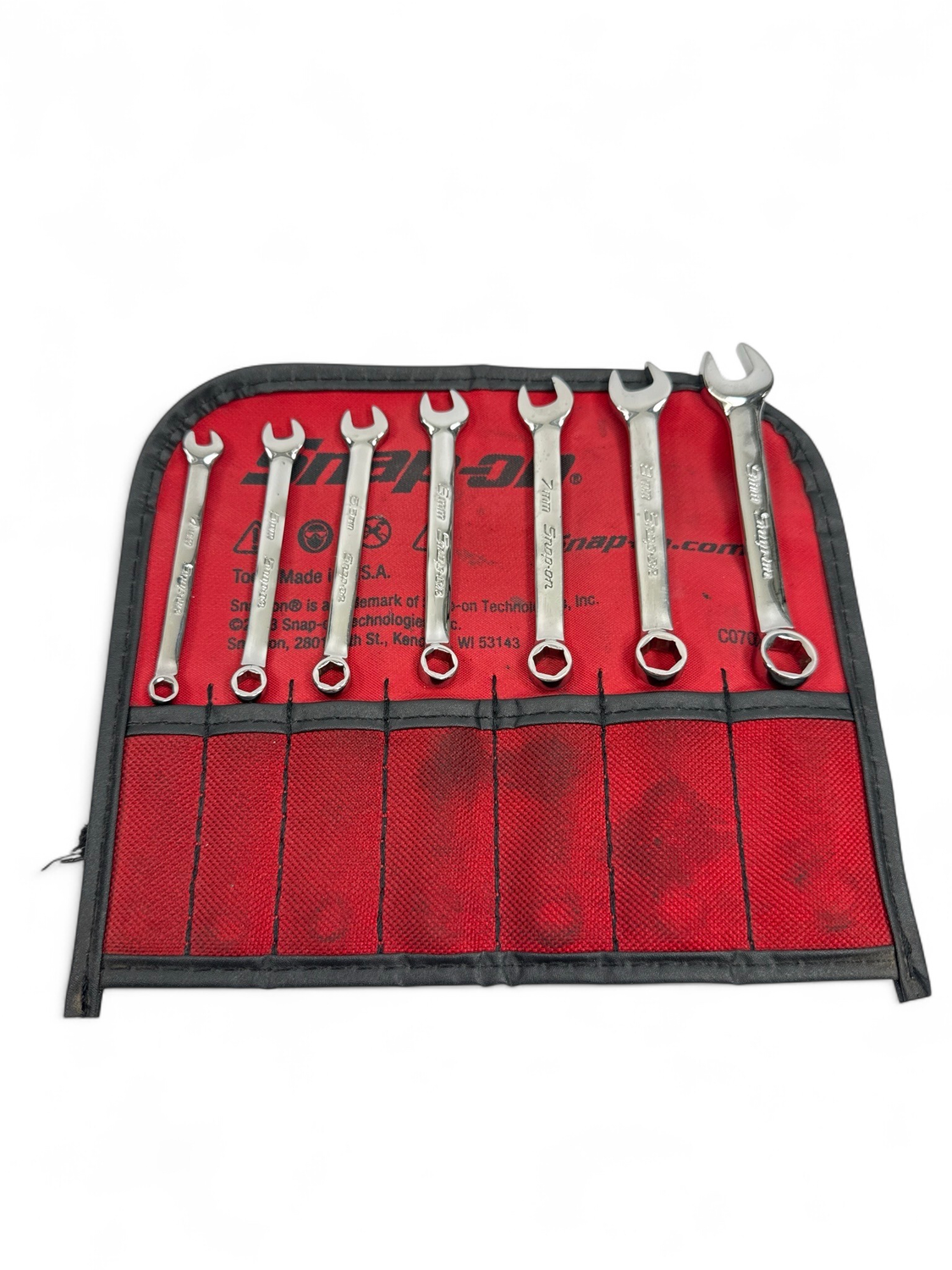 Snap On Midget Wrench Set, (4-9mm), C0700