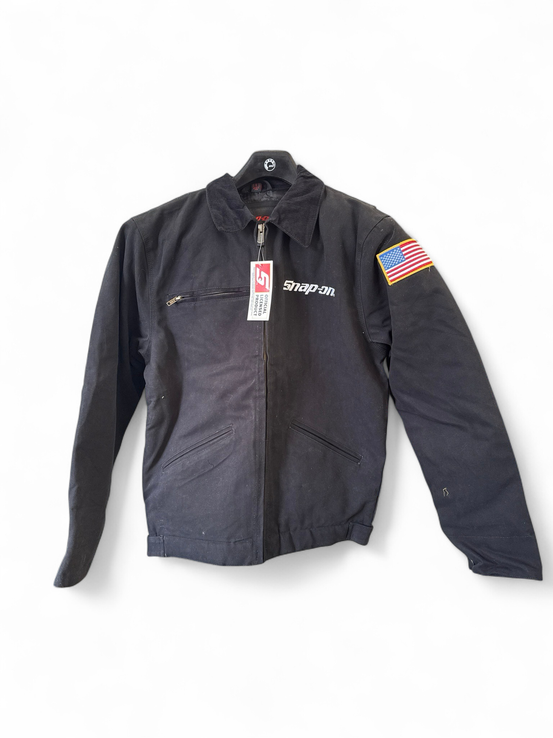 Snap On Hoodless Zip Up Insulated Jacket