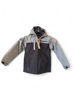 Snap On Insulated Zip Up Jacket