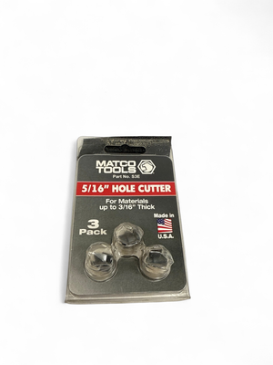 Matco 3pc 5/16” Hole Cutter, S3E