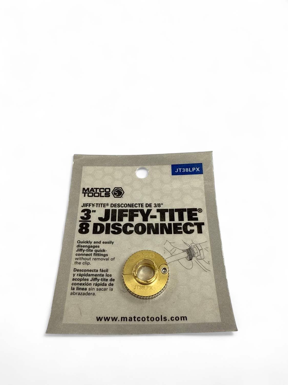 Matco 3/8” Jiffy Tite Disconnect, JT38LPX