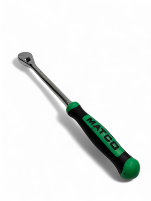 Matco 1/2" Drive 16-3/4" EIGHTY-8 Tooth Fixed Ratchet With Ergo Handle - Green, CFR158G