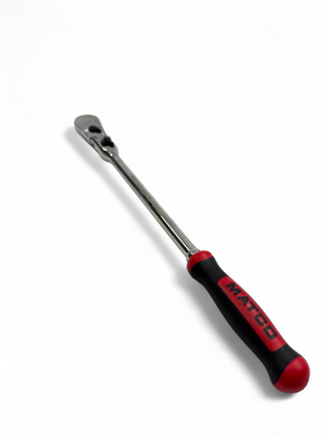 Matco 1/4" Drive 10-3/4" EIGHTY-8 Tooth Locking Flex Ratchet With Ergo Handle, AFR98LF