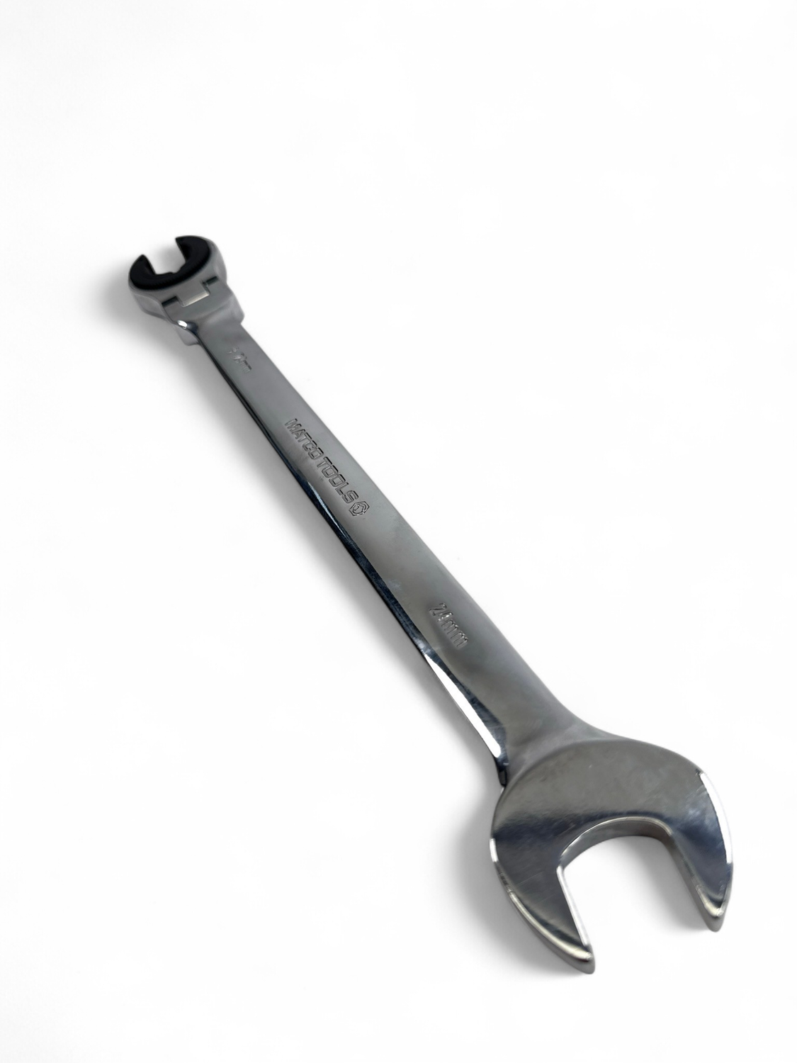 Matco 24MM Extra-Long Flex-Head Ratcheting Flare Nut Wrench, RRFM24XLC
