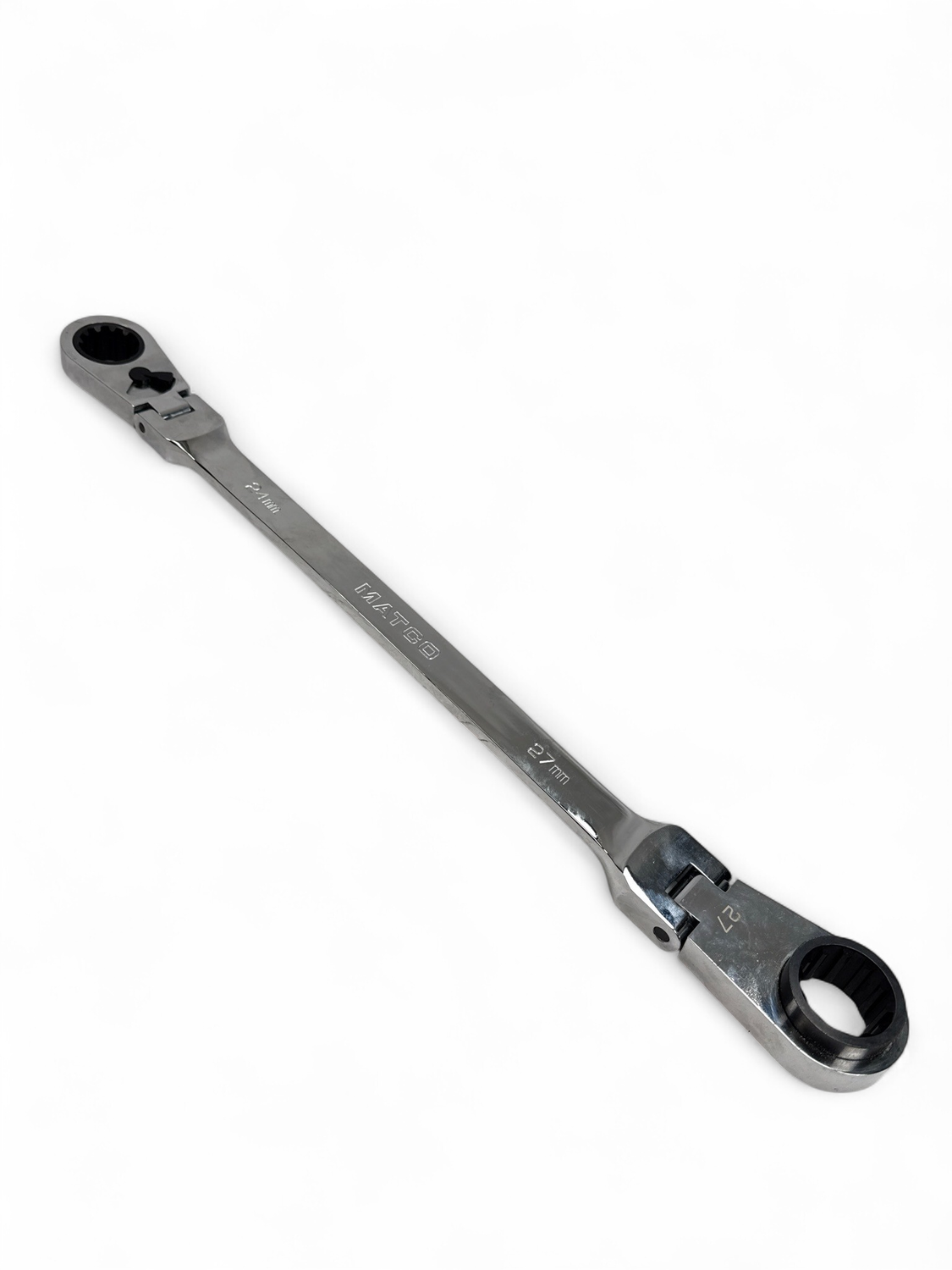 Matco 24MM X 27MM Reversible Double Box Flex Ratcheting Wrench ...