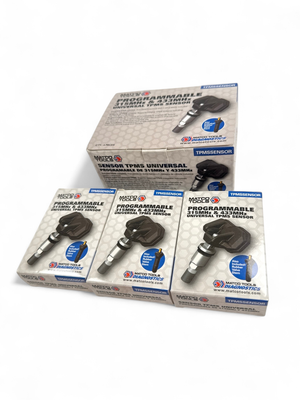 Matco Programmable 315 MHZ And 433 MHZ Universal TPMS Sensor - 3 Pack, TPMSSENSOR