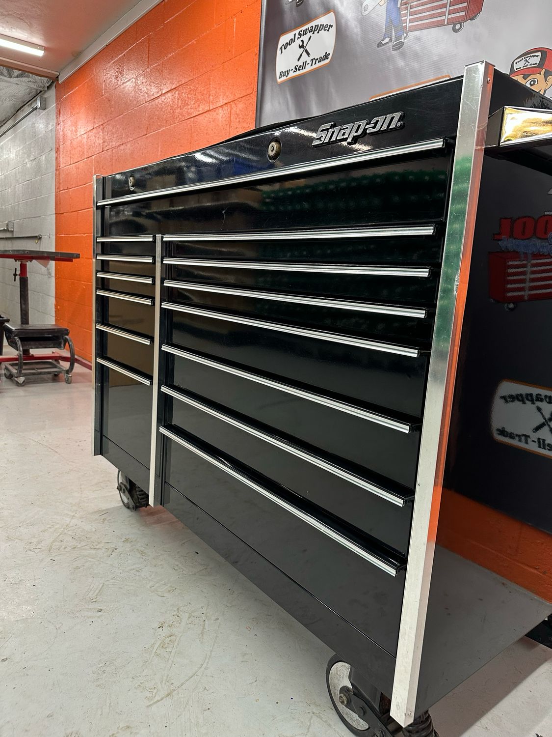 Snap On KRL Master Series Double Bay Tool Box & Stainless Work Top