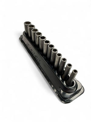 Snap On 12 pc 1/4" Drive 6-Point Metric Flank Drive® Deep Impact Socket ...
