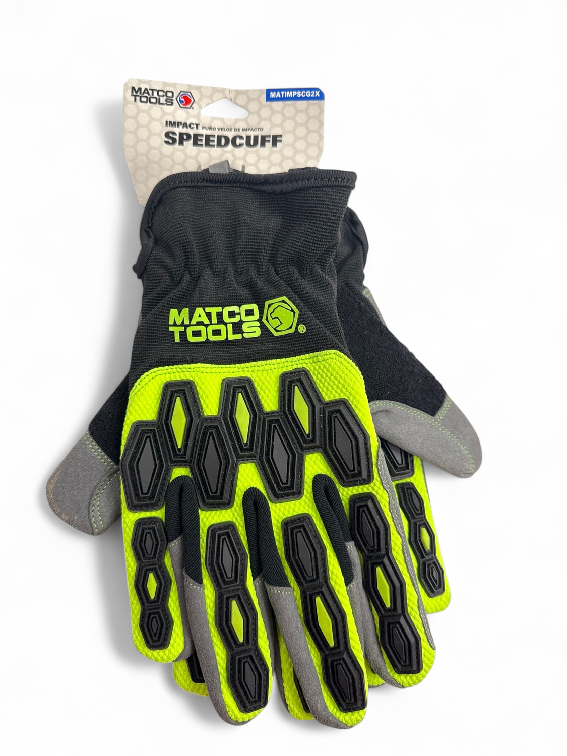 Matco Impact Speed Cuff 2X Gloves, MATIMPSCG2X